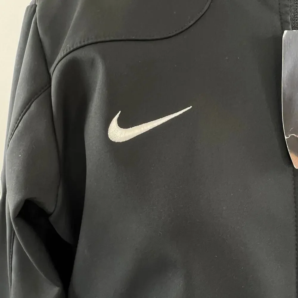 NIKE Women's Black Front Zip Verizon NY JETS Ambassador Jacket Size M NEW
